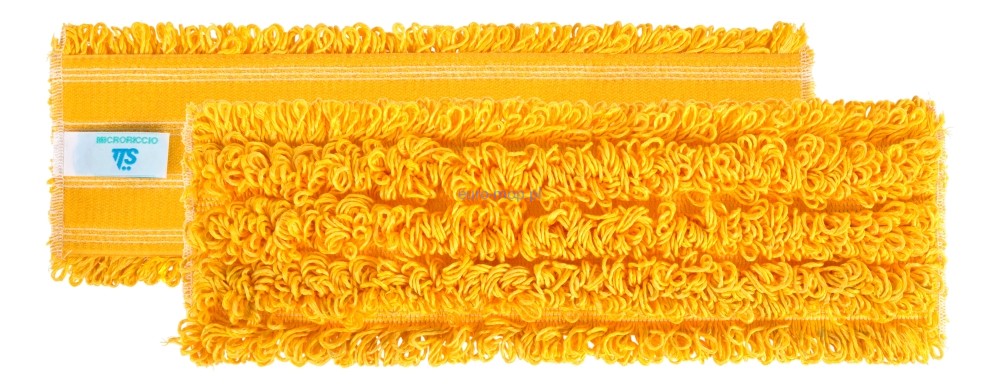 Mop płaski na rzep TTS MICRORICCIO żółty 60cm komplet