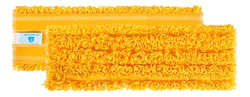 Mop płaski na rzep TTS MICRORICCIO żółty 60cm komplet