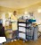 Wózek hotelowy TTS Green Hotel 900 z osłoną 3-stronną, worek 120 l – aranżacja
