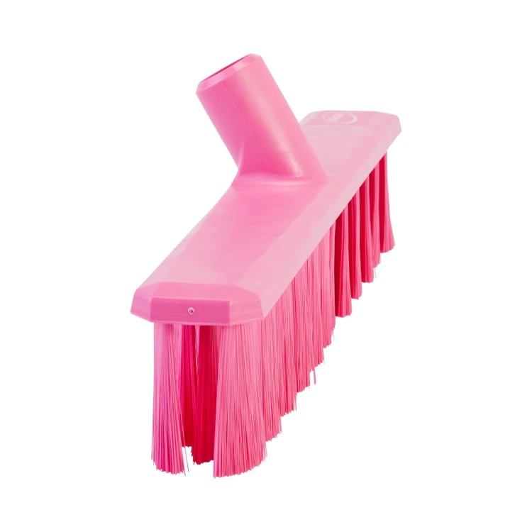 Miotła UST 40 cm miękka włosie formowane w blok różowa Vikan – ujęcie 3