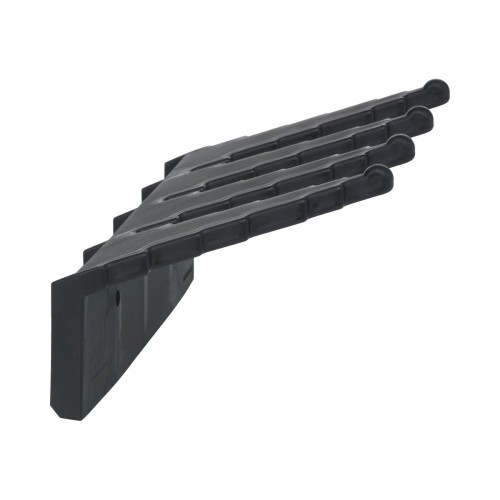 Wieszak ścienny 24 cm ultrahigieniczny bez szczelin czarny Vikan – ujęcie 2