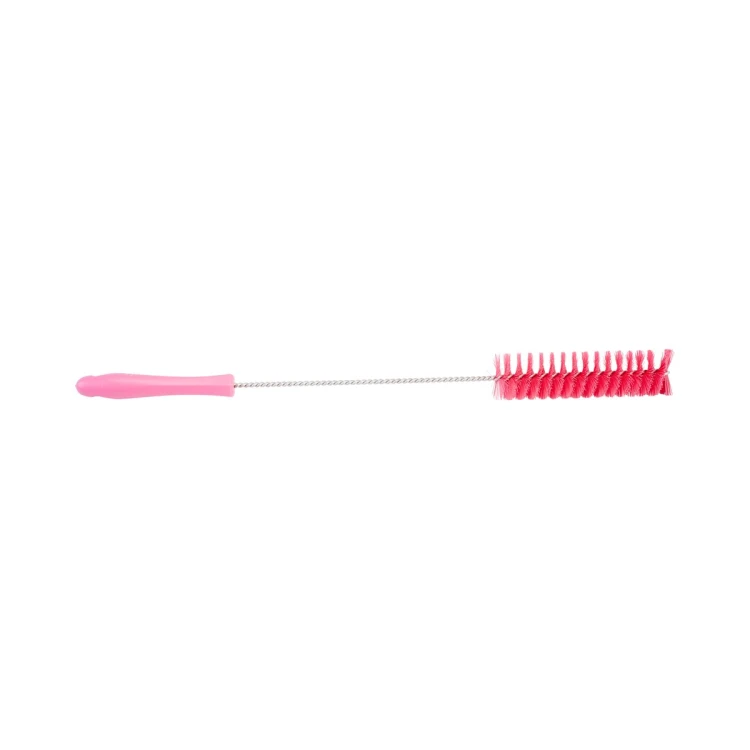 Szczotka do rur Ø40 mm 50 cm twarda na skręcanym drucie różowa Vikan – ujęcie 2