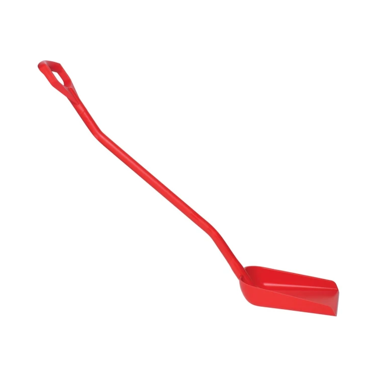 Szufla ergonomiczna 128 cm z małą łopatą uchwyt D czerwona Vikan – ujęcie 3