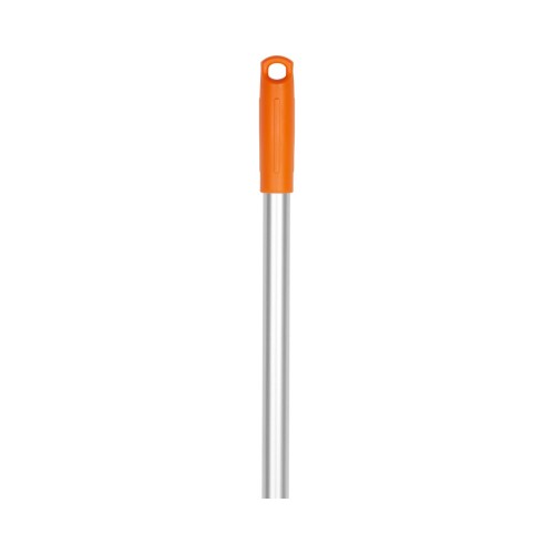 Kij aluminiowy Ø25 mm 126 cm z kolorowym uchwytem pomarańczowy Vikan – ujęcie 2