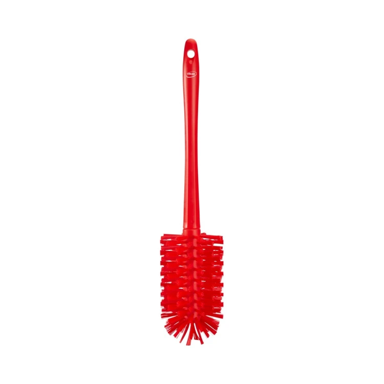 Szczotka do rur Ø90 mm jednoczęściowa z uchwytem 43 cm średnio-twarda czerwona Vikan – ujęcie 4