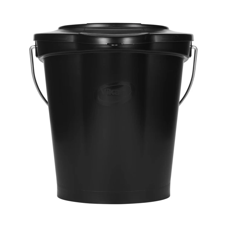 Pokrywa zatrzaskowa do wiadra 12 l czarna Vikan – ujęcie 4