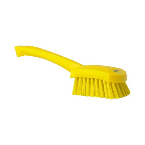 Szczotka z krótkim uchwytem 27 cm twarda żółta Vikan – ujęcie 2