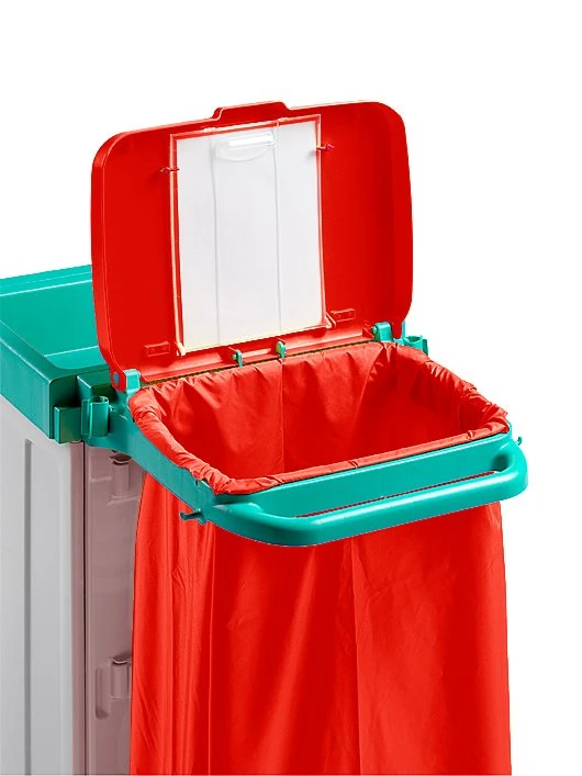 Wózek na odpady TTS Magic Line 30B Basic, 2x120 l – aranżacja