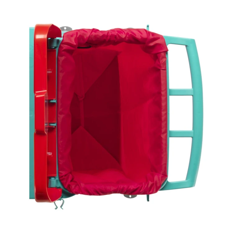 Wózek na odpady TTS Magic Line 30B Basic, 2x120 l – detal