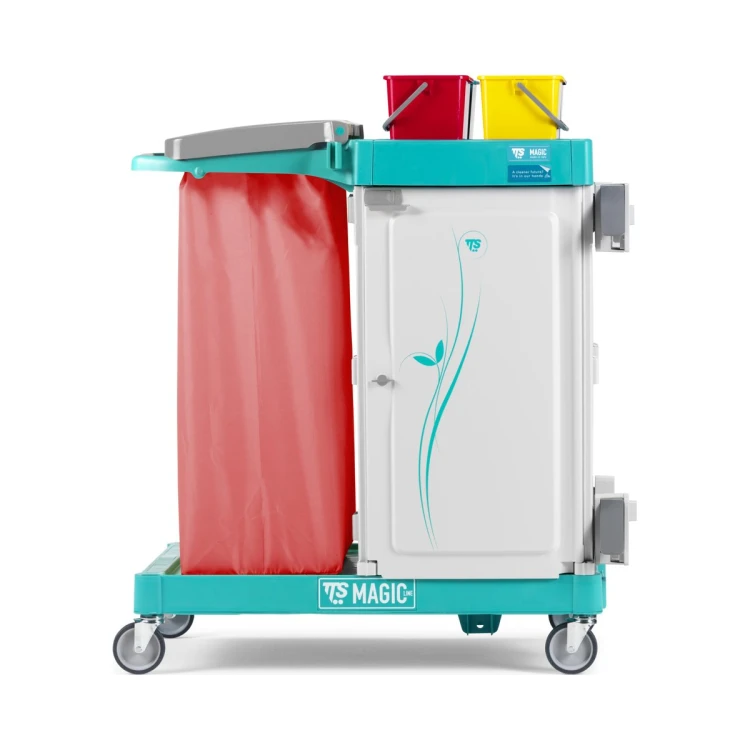 Wózek serwisowy TTS Magic Line 360S z wyciskarką, łączony w system Magic+ – detal