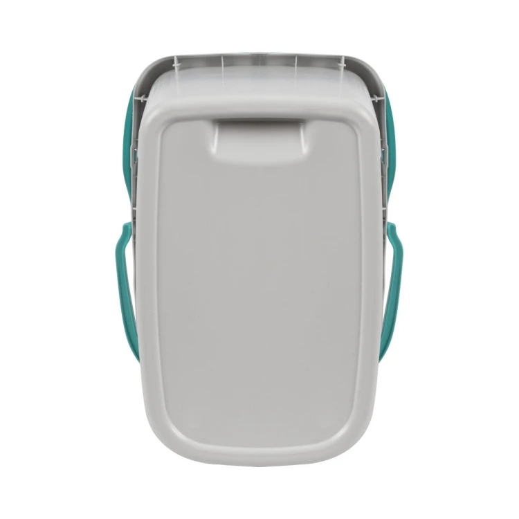 Wiadro TTS Uni Junior 14 l z wyciskarką do mopów płaskich 35 cm, zielone (5070V) – detal