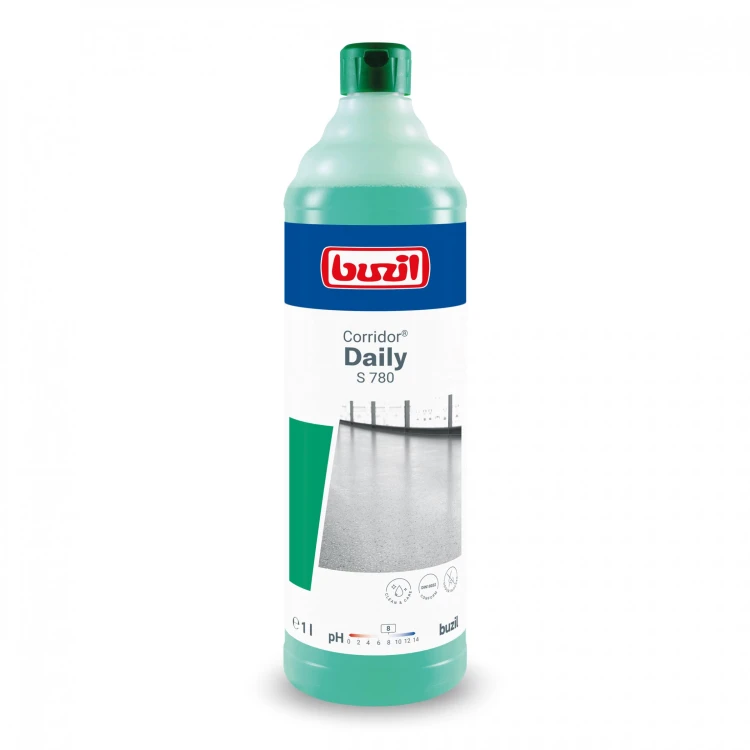 Buzil Corridor Daily S780 1L środek myjąco-pielęgnujący do podłóg i hal sportowych