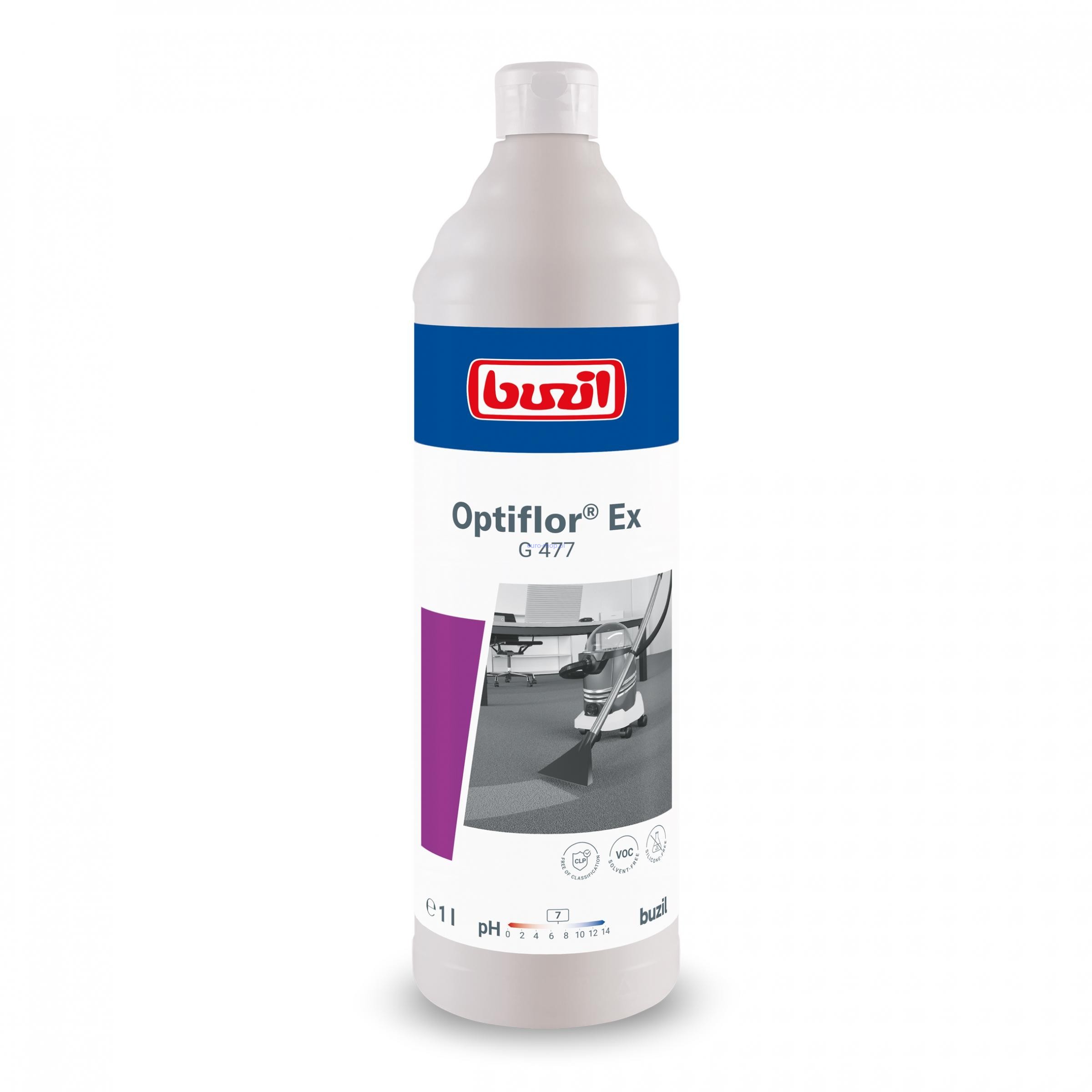 Buzil Optiflor Ex G477 1L do ekstrakcyjnego czyszczenia dywanów i tapicerki
