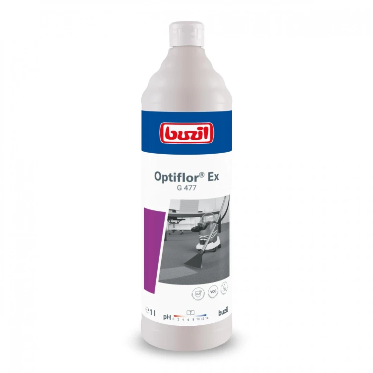 Buzil Optiflor Ex G477 1L do ekstrakcyjnego czyszczenia dywanów i tapicerki