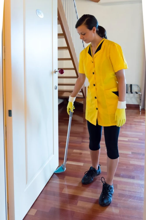 Klin stoper stopka blokada do drzwi TTS z uchwytem 70cm – aranżacja