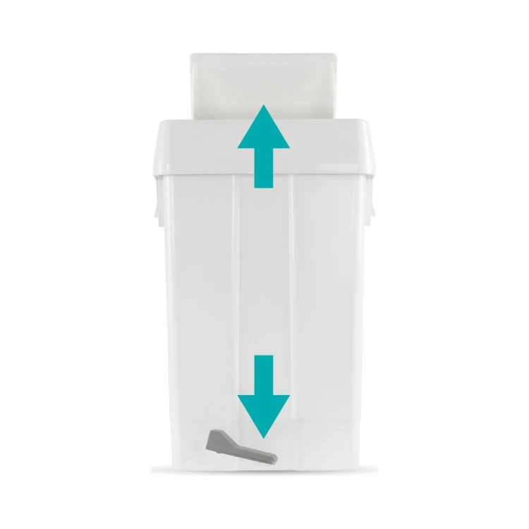 Pojemnik sanitarny Elle na odpady TTS 25L – detal