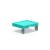 Podstawa dostawna 43 × 51 cm z 2 kołami ø 100 mm do wózków Magic Line, zielona