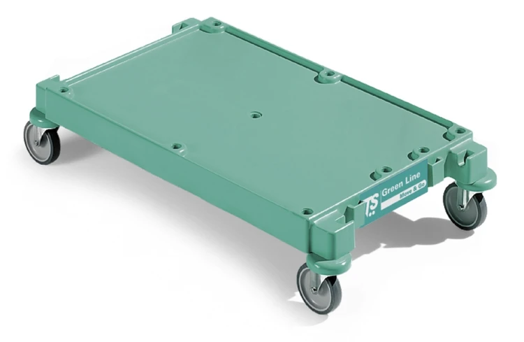 Podstawa mała 87 × 50 cm z kołami ø 100 mm do wózka Green Line 165