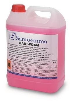 Sani Foam zasadowy środek pianowy do czyszczenia i sanityzacji 5 l Santoemma SANI-FOAM