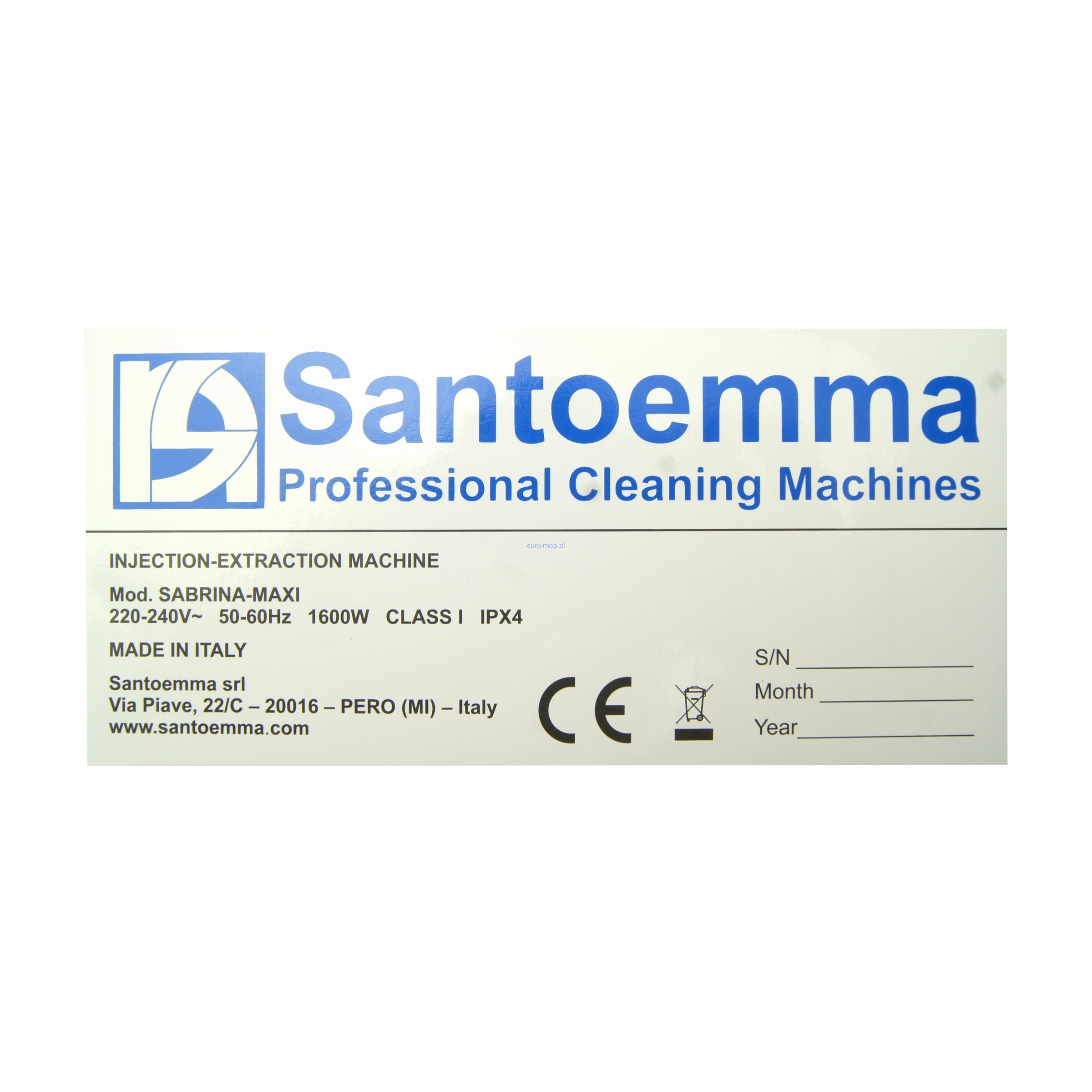 Etykieta panelu Santoemma 156