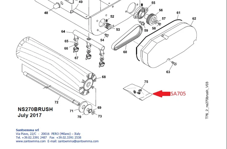 Dysza ssawy 03/110 Santoemma 705 – 2