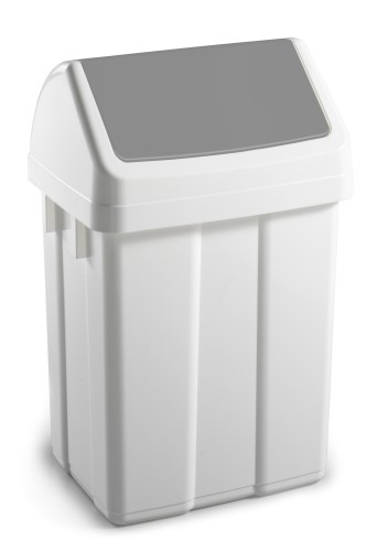 Kosz Max 12 l z klapą uchylną, klapa szara – 2