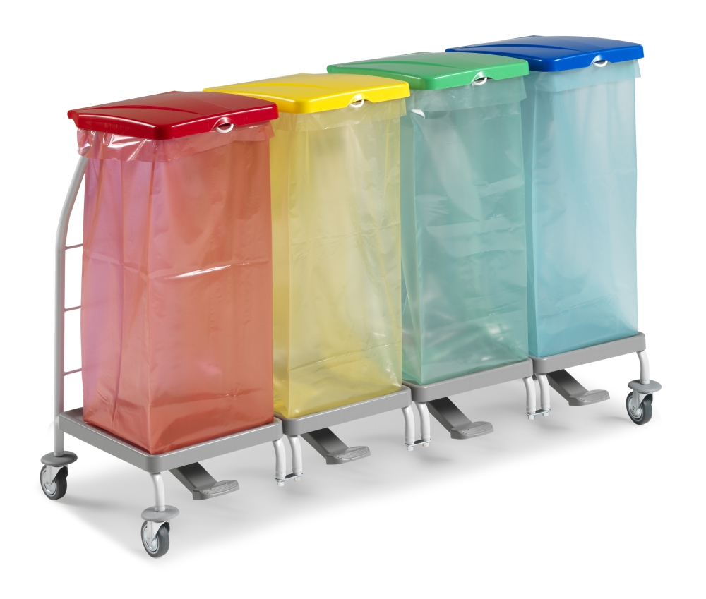 wózek na odpady medyczne